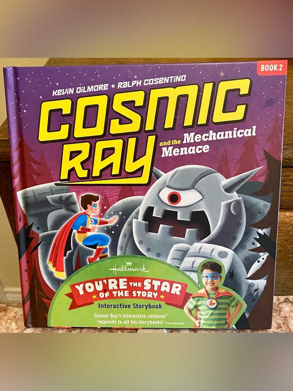 COSMIC RAY and the Mechanical Menace hardcover children’s book; NEW.